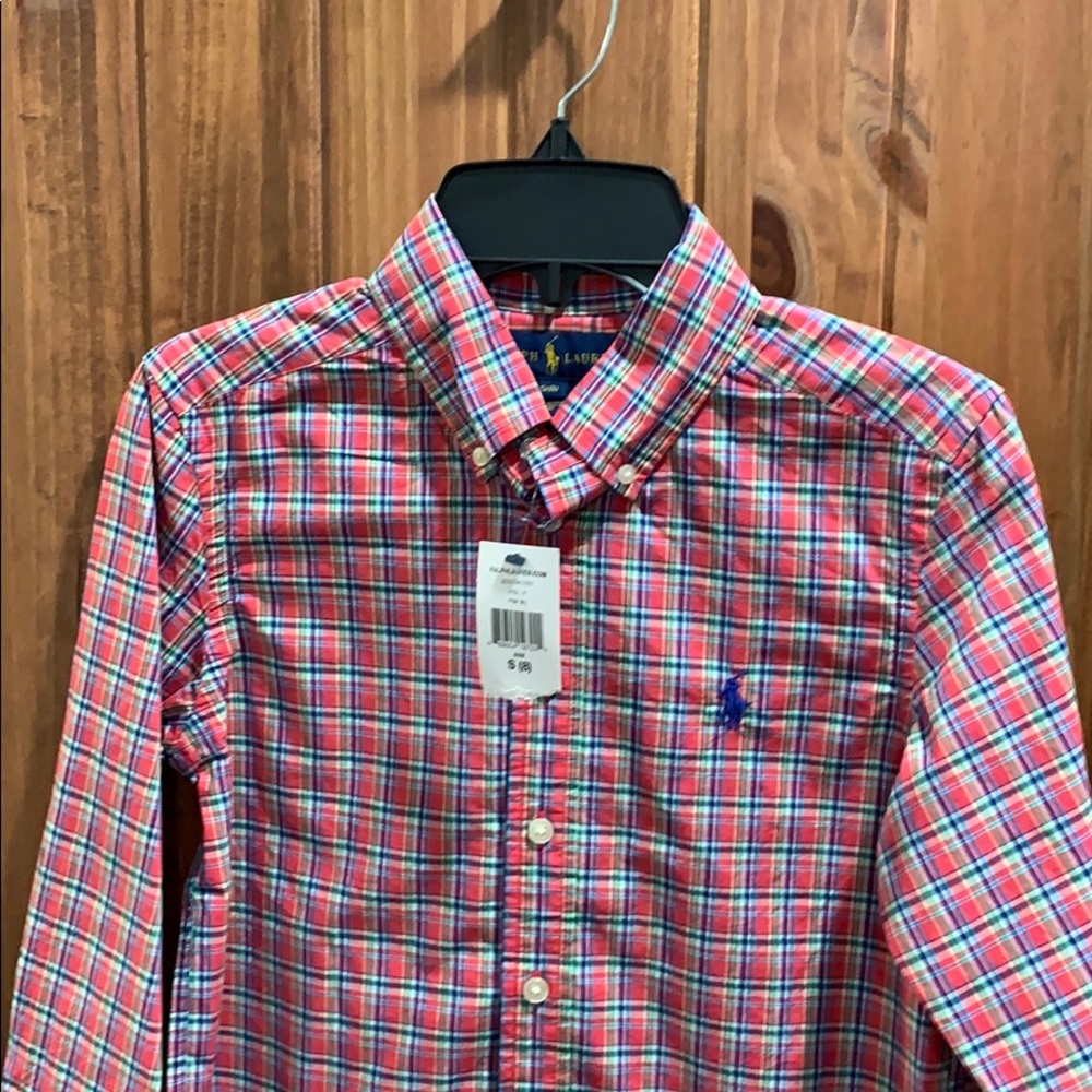 Boys polo button down